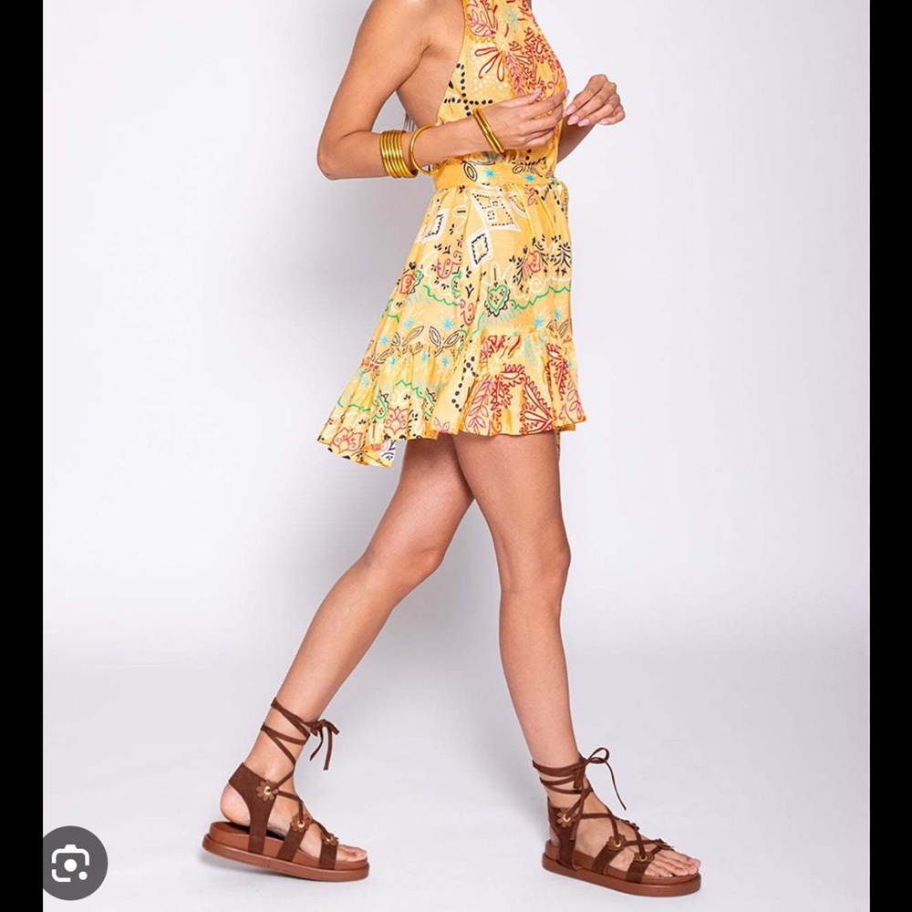 NWT SUNDRESS ALICE SHORT SAINT TROPEZ YELLOW